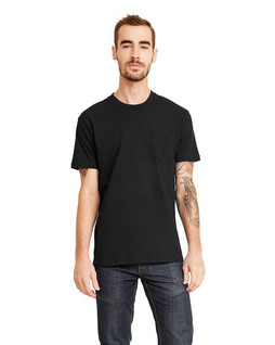 Next Level NL3605 - Remera de algodón con bolsillo para adultos