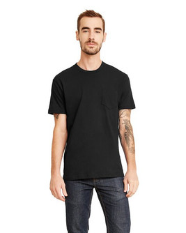 Next Level NL3605 - Remera de algodón con bolsillo para adultos