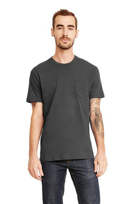 Next Level NL3605 - Remera de algodón con bolsillo para adultos