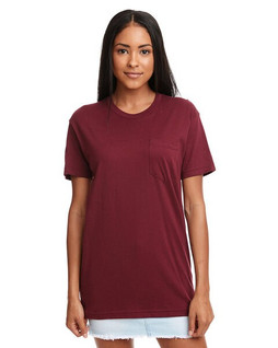 Next Level NL3605 - Remera de algodón con bolsillo para adultos