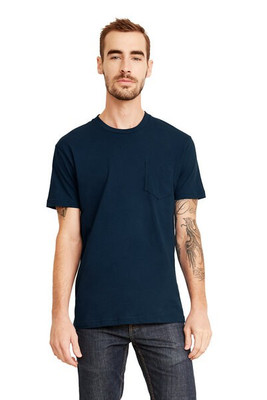 Next Level NL3605 - Remera de algodón con bolsillo para adultos