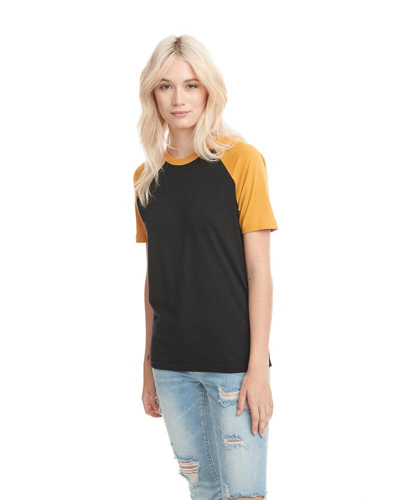 ●NUYET● Note raglan tee Next Level Unisex Raglan Short-Sleeve T-Shirt — Custom Logo USA