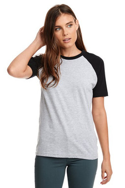 Next Level NL3650 - Remera de algodón con mangas Raglan