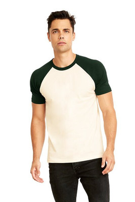 Next Level NL3650 - Remera de algodón con mangas Raglan