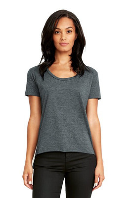 Next Level NL5030 - Remera de festival de cuello redondo para mujer