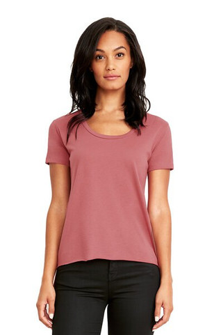 Next Level NL5030 - Remera de festival de cuello redondo para mujer