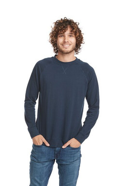 Next Level NL9000 - Buzo de cuello redondo mangas Raglan Terry Unisex