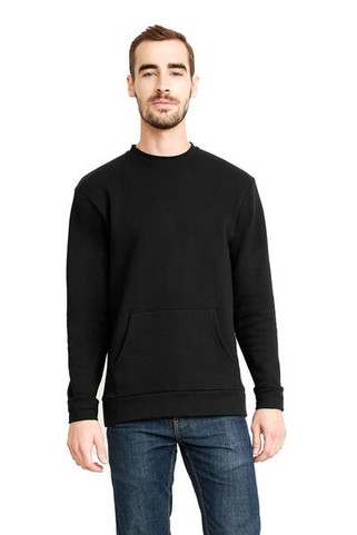 Next Level NL9001 - Unisex Fleece Crew with Pocket