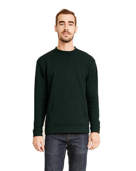 Next Level NL9001 - Unisex Fleece Crew with Pocket