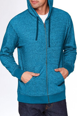Next Level NL9600 - Unisex Denim Fleece Zip Hoody