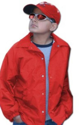 Q-Tees P201B - Lined Coachs Jacket - Youth