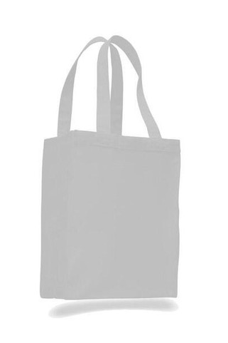 Q-Tees Q1000 - Canvas Gusset Shopping Tote Bag