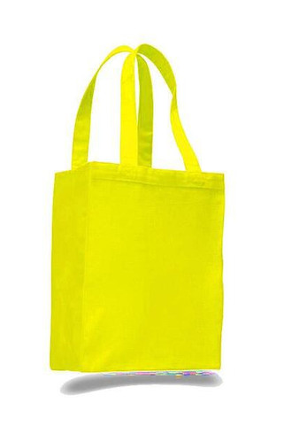 Q-Tees Q1000 - Canvas Gusset Shopping Tote Bag