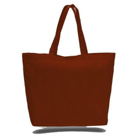 Q-Tees Q1200 - Bolso Tote Grande de Lona con Cierre de Velcro