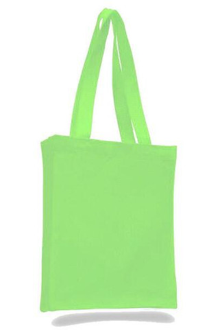 Q-Tees Q125200 - Canvas Book Bag with Gusset