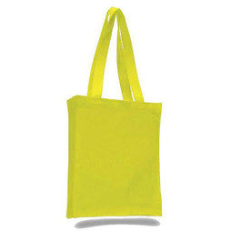 Q-Tees Q125200 - Canvas Book Bag with Gusset