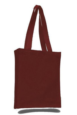 Q-Tees Q125200 - Canvas Book Bag with Gusset