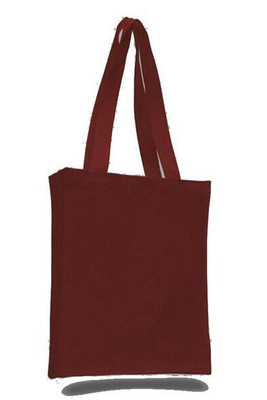 Q-Tees Q125200 - Canvas Book Bag with Gusset