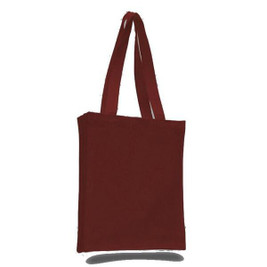 Q-Tees Q125200 - Canvas Book Bag with Gusset