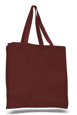 Q-Tees Q125300 - Canvas Shopper with Gusset