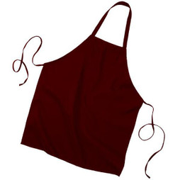 Q-Tees Q4010 - Durable No-Pocket Polyester Chef Apron