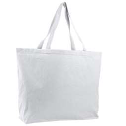 Q-Tees Q600 - Canvas Jumbo Tote Bag