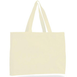 Q-Tees Q750 - Canvas Gusset Tote Bag