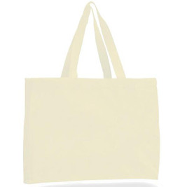 Q-Tees Q750 - Canvas Gusset Tote Bag