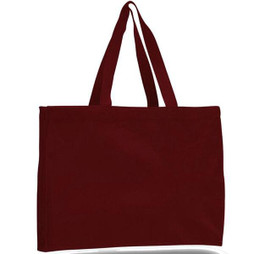 Q-Tees Q750 - Canvas Gusset Tote Bag