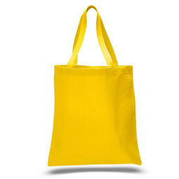 Q-Tees Q800 - Durable Canvas Tote with Reinforced Handles