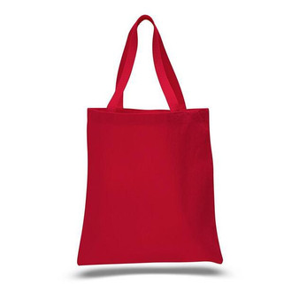 Q-Tees Q800 - Durable Canvas Tote with Reinforced Handles
