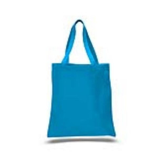 Q-Tees Q800 - Durable Canvas Tote with Reinforced Handles