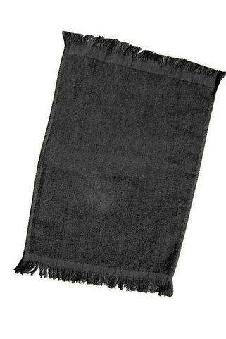 Q-Tees T100 - Fingertip Towel Fringed