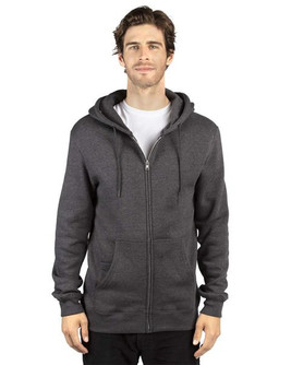 Threadfast 320Z - Unisex Ultimate Fleece Full-Zip Hooded Sweatshirt