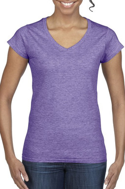 Gildan G64VL - Ladies Softstyle V-Neck T-Shirt with Tapered Fit