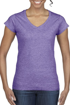 Gildan G64VL - Ladies Softstyle V-Neck T-Shirt with Tapered Fit