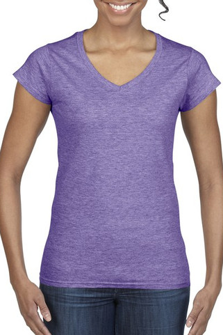 Gildan G64VL - Ladies Softstyle V-Neck T-Shirt with Tapered Fit