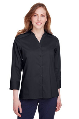 Devon & Jones DG560W - Blouse Élégante en Broadcloth Stretch pour Femmes