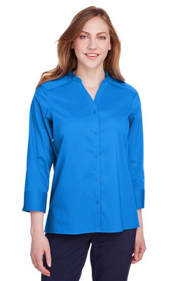 Devon & Jones DG560W - Blouse Élégante en Broadcloth Stretch pour Femmes