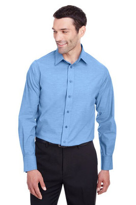 Devon & Jones DG562 - Chemise en chambray stretch Pinpoint- Homme Crown Collection