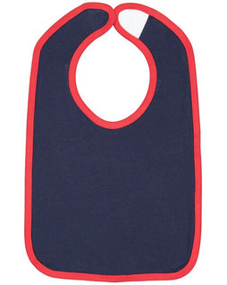 Rabbit Skins RS1004 - Infant Contrast Trim Bib