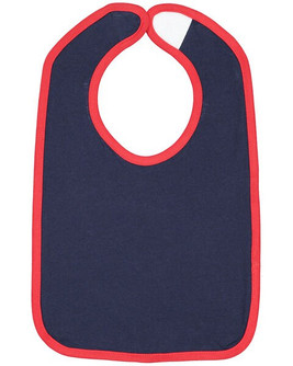 Rabbit Skins RS1004 - Infant Contrast Trim Bib