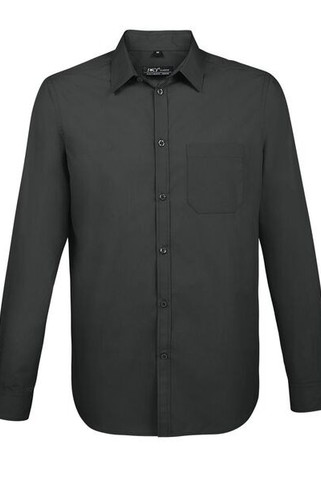 SOLS 02922 - Baltimore Fit Camicia Uomo Popeline Manica Lunga