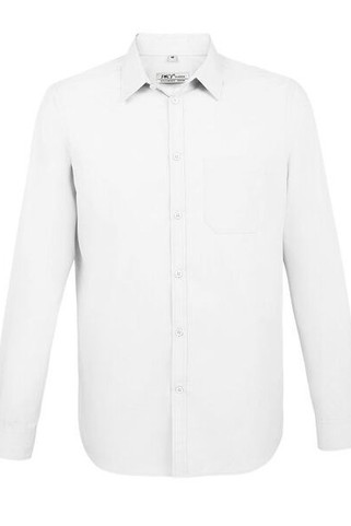 SOLS 02922 - Baltimore Fit Camicia Uomo Popeline Manica Lunga