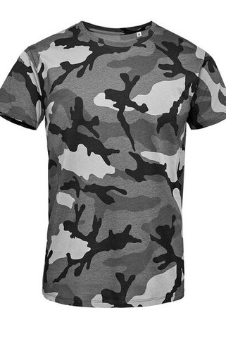 SOLS 01188 - Tricou Camo Bărbați Guler Rotund SOLS