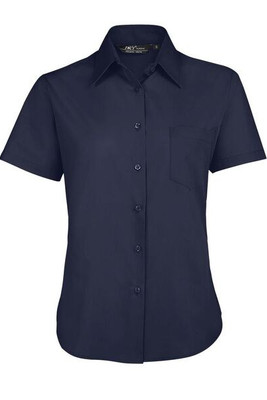 SOL'S 16070 - Escape Camisa Popelina De Manga Curta Para Senhora