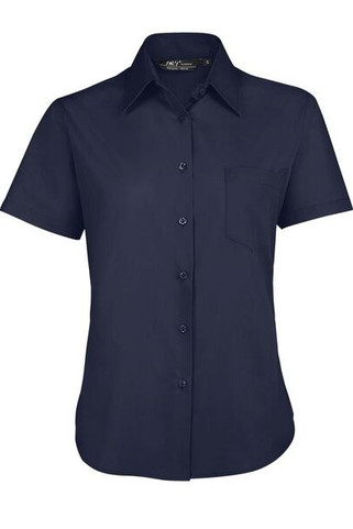 SOLS 16070 - Escape Short Sleeve Poplin Womens Shirt