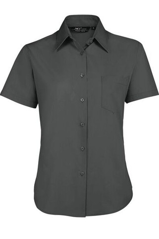 SOLS 16070 - Escape Short Sleeve Poplin Womens Shirt