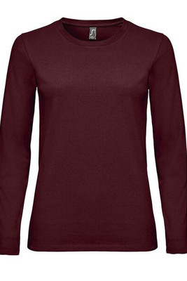 SOL'S 02075 - Imperial LSL WOMEN T Shirt De Manga Comprida Para Senhora