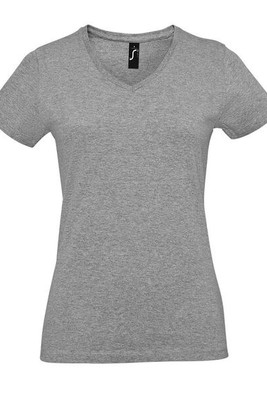 SOL'S 02941 - Imperial V Women T Shirt Com Gola Em "V" Para Senhora
